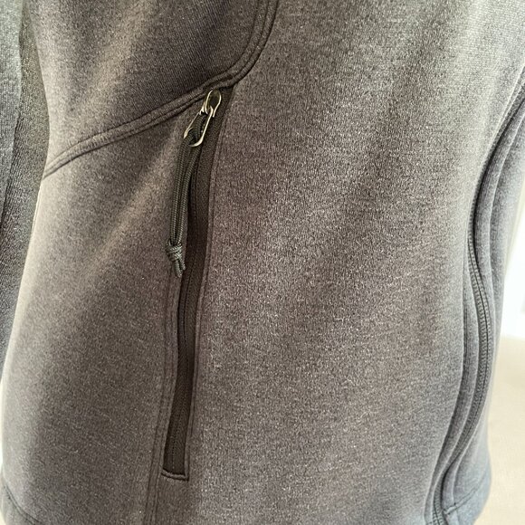 North Face Women's Agave Jacket Full Zip Dark Grey Heather, Size Medium   EUC - Picture 11 of 13